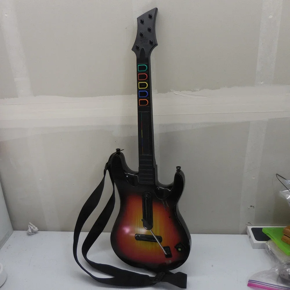 RedOctane Guitar Hero World Tour Wireless Controller Xbox 360 Sunburst 95487.805